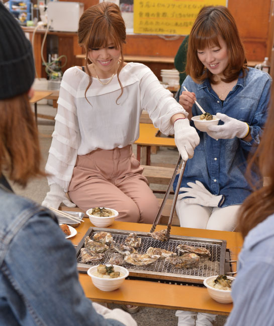 かきの水揚げ